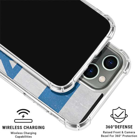 Israel Flag Distressed iPhone 16 Pro Max Clear Case